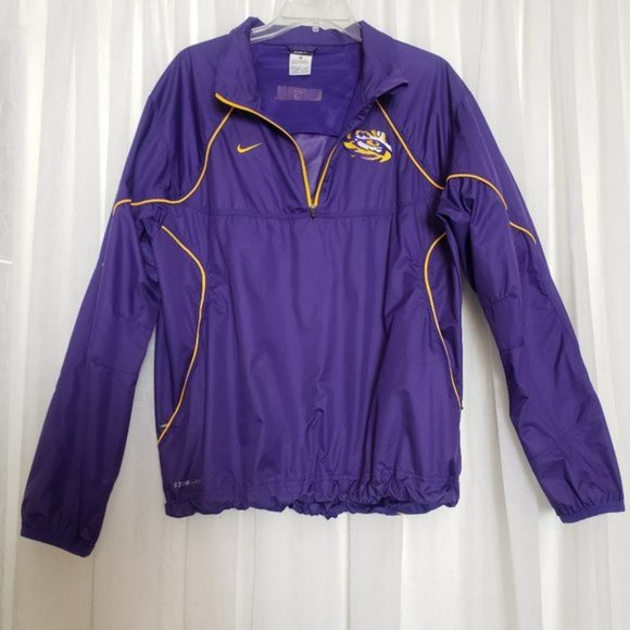 Nike Other - Nike Storm Fit LSU Windbreaker Light Weight Pullover Jacket